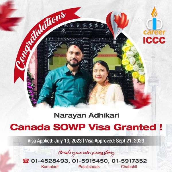 Canada Student Visa Granted from Nepal