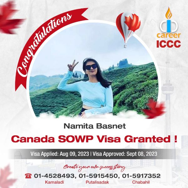 Student Visa granted from Nepal